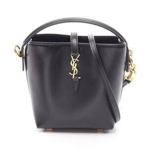 Saint Laurent Yves LE Handbag Leather Black